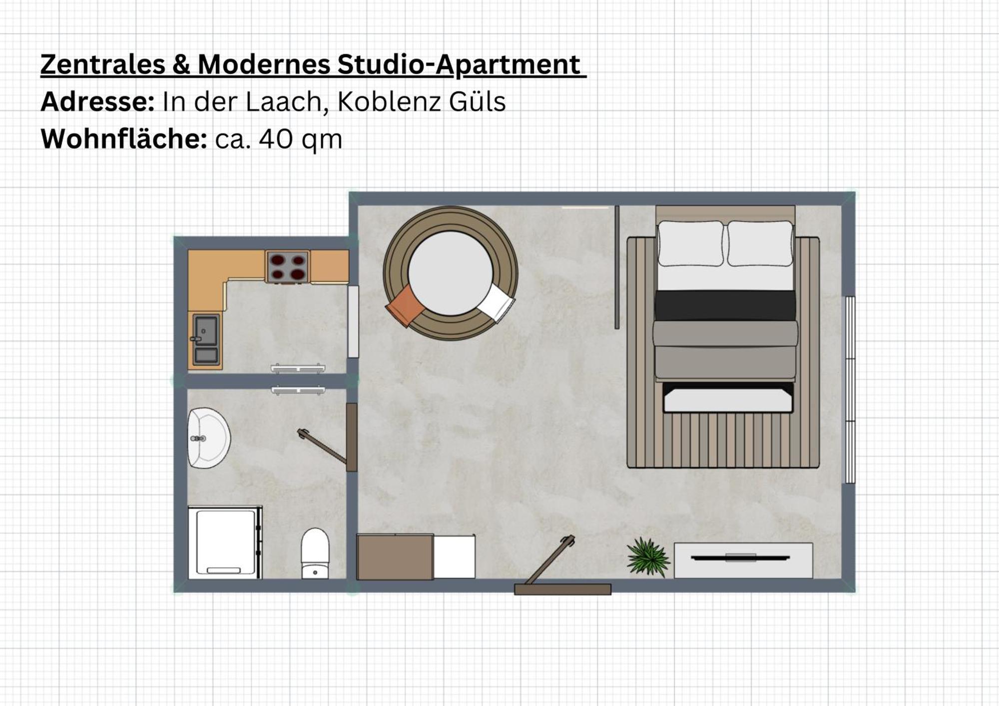Gemuetliches & Modernes Apartment Koblenz  Bagian luar foto